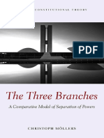 (Oxford Constitutional Theory) Christoph Moellers - The Three Branches - A Comparative Model of Separation of Powers-Oxford University Press (2013)
