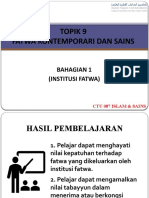 Ctu 087 - Topik 9 Institusi Fatwa