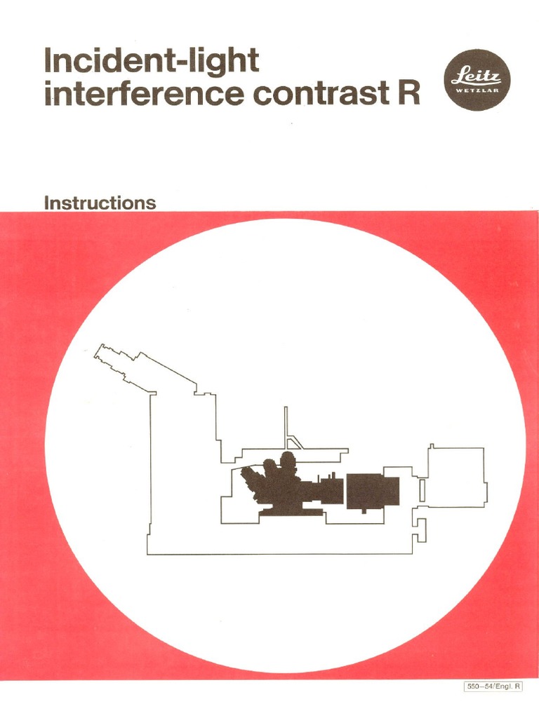 Leitz Incident-Light Interference Contrast R Manual | PDF