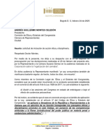 Solicitud de Iniciación de Actuación Susana Gómez