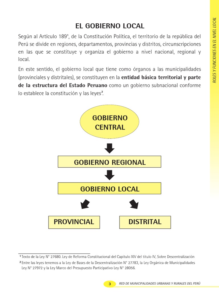 Roles y Funciones en El Nivel Local | PDF | Gobierno local | Alcalde
