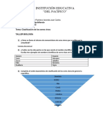 CLASIFICACIÓN DE LOS SERES VIVOS - Juan Carlos Pacheco 2do Bachillerato