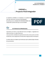 Actividades de Aprendizaje y Comprensión U4