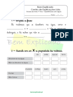 Estudo do meio - Experiências com água