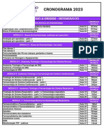 Cronograma Intensivo Do Anestesio R1