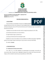 Estado Do Ceará Poder Judiciário Tribunal de Justiça Gabinete Do Desembargador André Luiz de Souza Costa