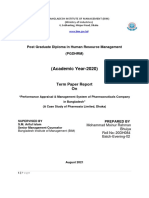Performance Appraisal & Management System of Pharmaceuticals Company