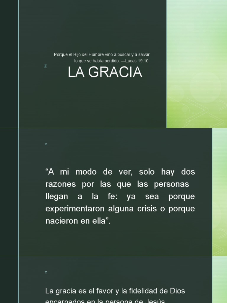 La Gracia de Dios en la Salvación | PDF | Pecado | Gracia divina