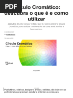 Círculo Cromático e Como Usa-Lo