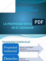 La Propiedad Intelectual en EL SALVADOR