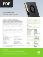 Nvidia RTX A4000 Datasheet