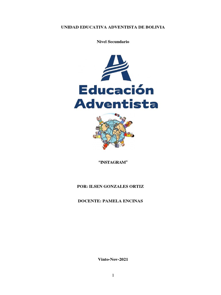 Unidad Educativa Adventista de Bolivia PDF Software Informática