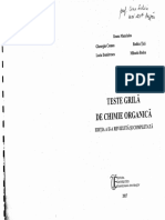  2017 Teste Grila de Chimie Organica Brasov PDF Free