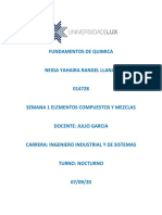 Fundamentos de Quimica Semana 1