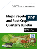 Major Vegetables and Root Crops Quarterly Bulletin July-September 2022