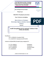 Audit Énergétique de La Centrale Turbine À Gaz (TAG) de Kénitra - TRAWLDES Wenkuni Larba Desire