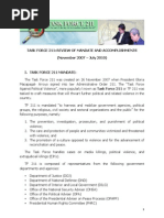 Download Presidential Task Force 211 Review of Accomplishments Nov 2007 - July 2010 ATTN Undersecretary Ricardo R Blancaflor TF211 Chairman Ian Norman E Dato and Operations Group Head Yusoph D Mama II by Taskforce211DOJ SN62797466 doc pdf