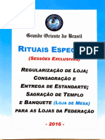 Rituais Especiais Sessões Exclusivas 2016