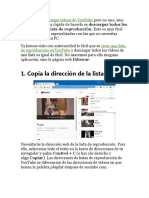 Cómo Descargar Todos Los Vídeos de Una Lista de Reproducción de YouTube