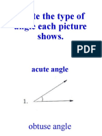 Types of Angles REVIEW