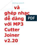 Cat Va Ghep Nhac de Dang Voi MP3 Cutter Joiner v220MP3Splitter Joiner Pro