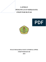 Laporan Hasil Pemanfaatan Kerjasama STKIP PGRI Blitar 2015