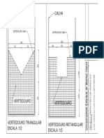 Projeto laboratório hidráulica vertedouros escalas