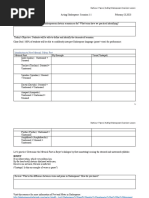 Acting Shakespeare Scansion Assignment Worksheet