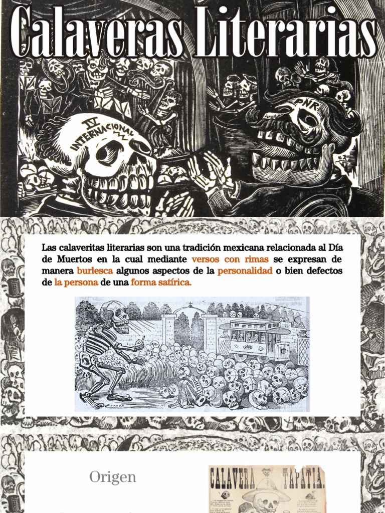 Calaveras Literarias | PDF