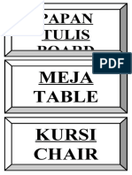 Papan Tulis Board: Meja Kursi Chair