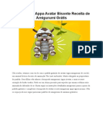 PDF Croche Appa Avatar Bisonte Receita de Amigurumi Gratis