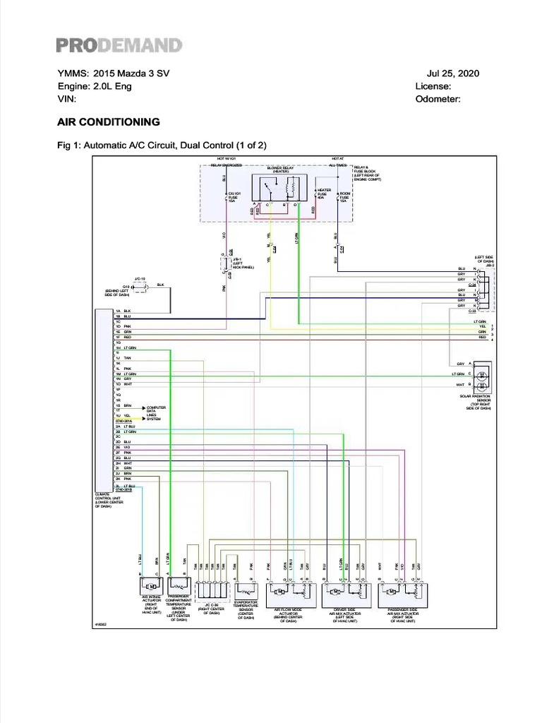 2015 MAZDA 3 OWNERS MANUAL PDF intelligence overview