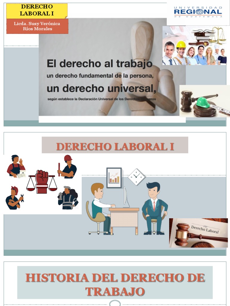Historia del Derecho al Trabajo | PDF | Derecho laboral | Sociedad