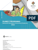 Planes y Programas Secundaria