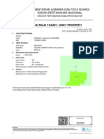 Informasi Nilai Tanah / Aset Properti: Kementerian Agraria Dan Tata Ruang/ Badan Pertanahan Nasional