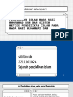 Pendidikan Islam Masa Nabi Muhammad SAW