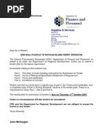 Rathlin Ferry S1417305 First Tender Document