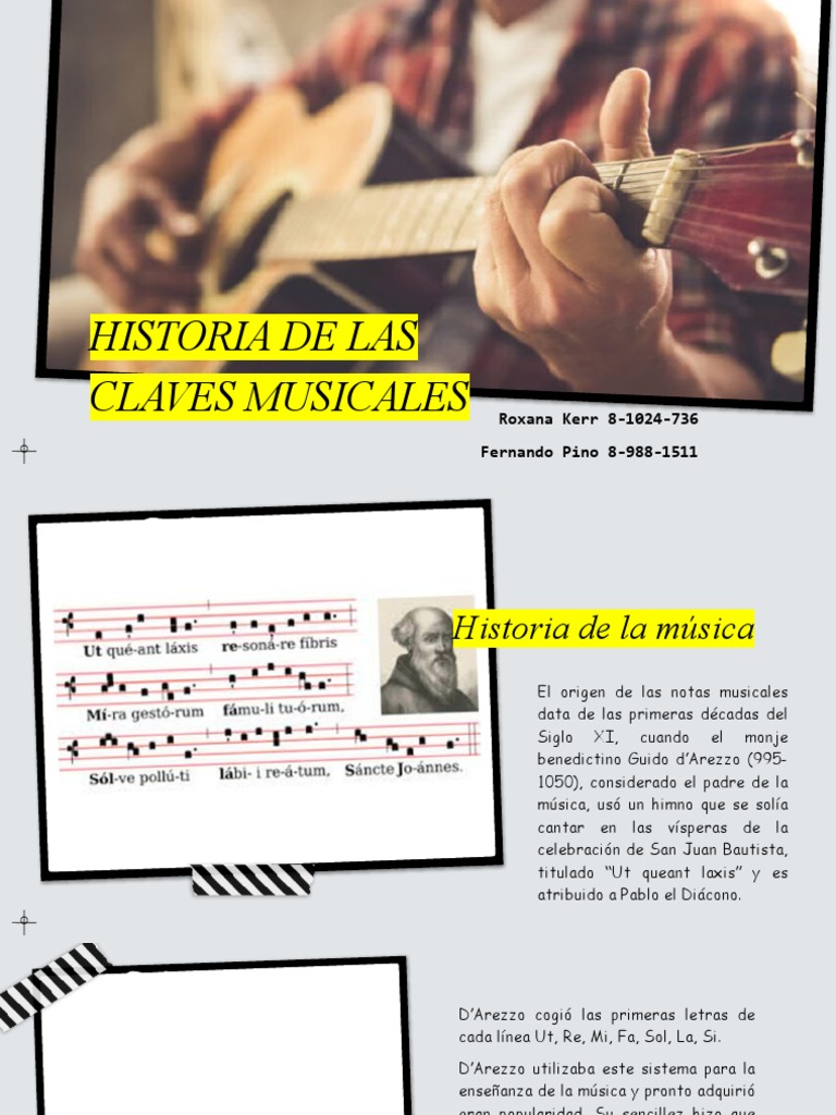 Historia de Las Claves Musicales PDF