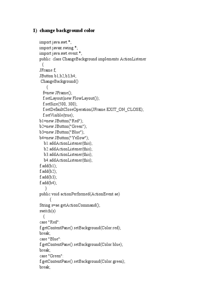 A Collection of Java Swing GUI Examples Demonstrating Common Layout ...