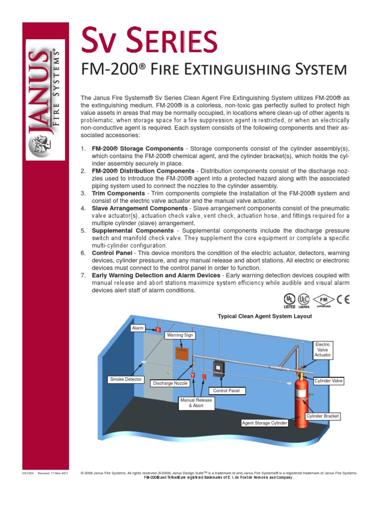 DS1004 SV Series FM-200 System Revision 03-17-11 | PDF