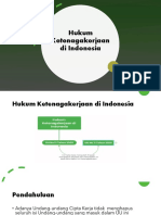 Hukum Ketenagakerjaan Di Indonesia