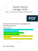 Chapter 3 - Architecture - Languages - Operating - Systems