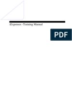 Iexpenses Training Manual