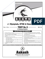 Aiats Test-3 (Code-Def) - Class X (29!11!2020) - QP