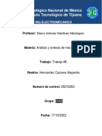 Trabajo #6 Analisis de Mecanismos