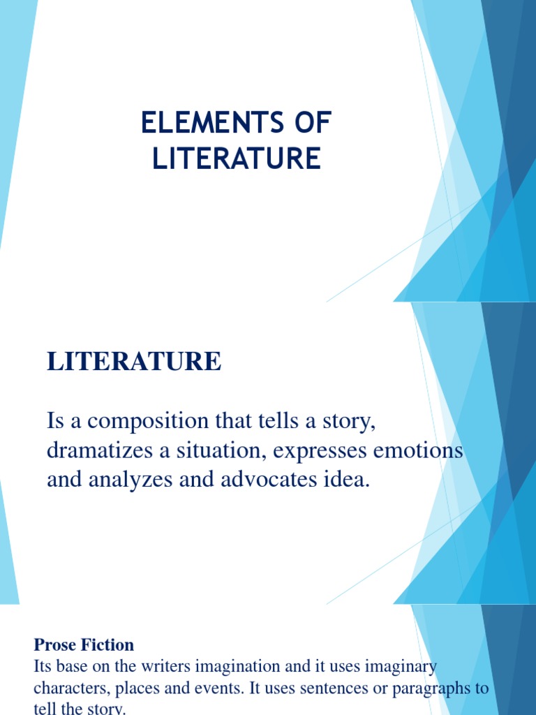 Foundations of Literature PDF Poetry Narration