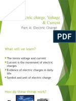 PEEE - Unit 2 Electric Charge, Voltage & Current (Part A)