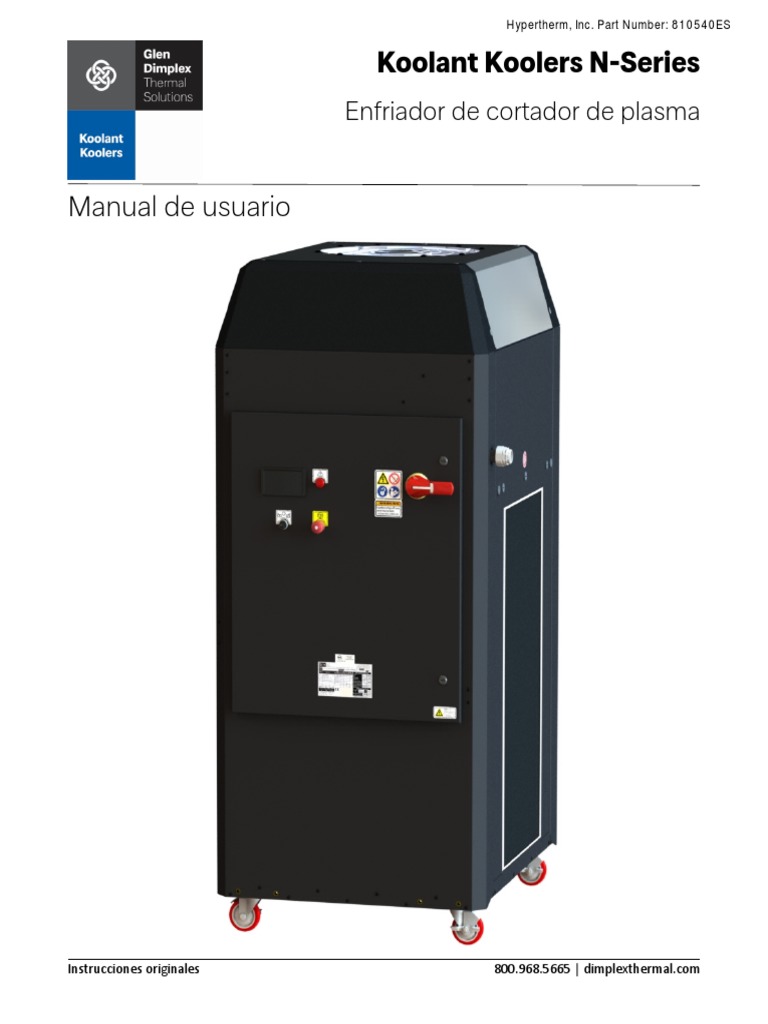 Manual de Usuario: Koolant Koolers N-Series | PDF | Bomba | Refrigeración