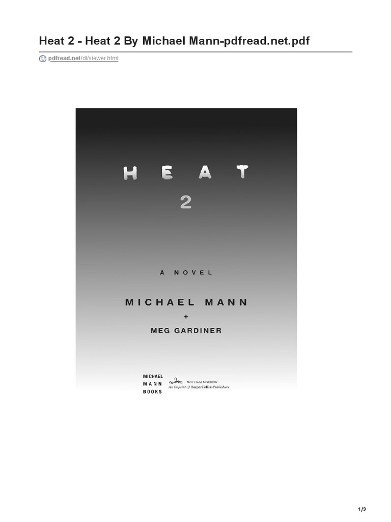 Heat 2 by Michael Mann | PDF | Mystery, Thriller & Crime Fiction ...