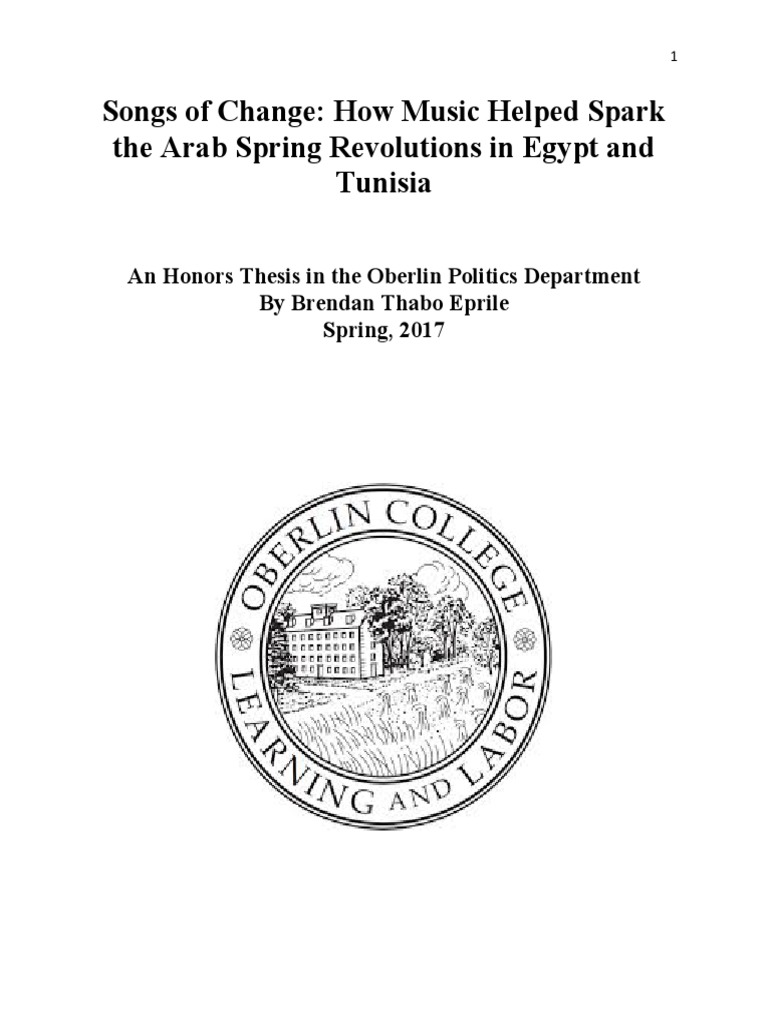 Music's Role in Arab Spring Revolutions | PDF | Arab Spring | Social ...